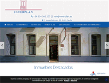 Tablet Screenshot of inverplan.es